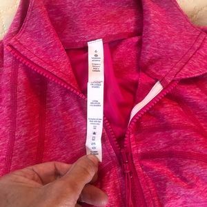Lulu lemon zip up jacket